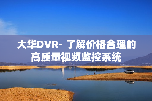 大華DVR- 了解價格合理的高質量視頻監(jiān)控系統(tǒng)