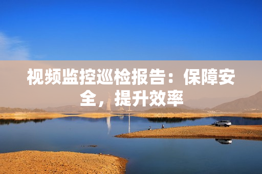 視頻監控巡檢報告：保障安全，提升效率