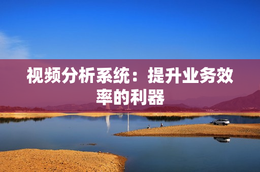 視頻分析系統：提升業務效率的利器
