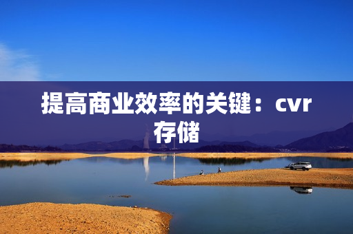 提高商業效率的關鍵：cvr存儲