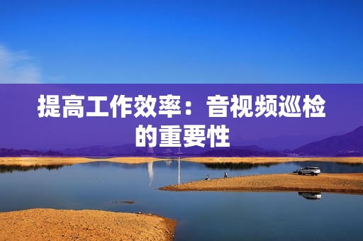 提高工作效率：音視頻巡檢的重要性