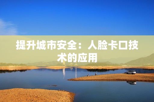 提升城市安全：人臉卡口技術的應用