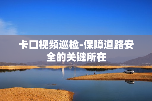 卡口視頻巡檢-保障道路安全的關鍵所在