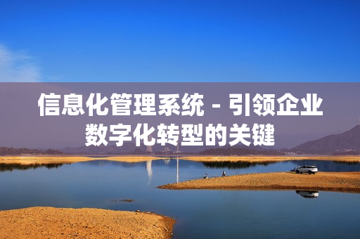 信息化管理系統 - 引領企業數字化轉型的關鍵