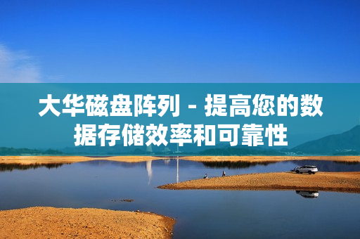 大華磁盤陣列 - 提高您的數據存儲效率和可靠性