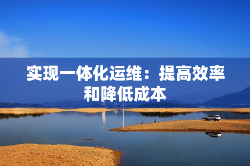 實現(xiàn)一體化運維：提高效率和降低成本