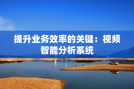 提升業(yè)務(wù)效率的關(guān)鍵：視頻智能分析系統(tǒng)