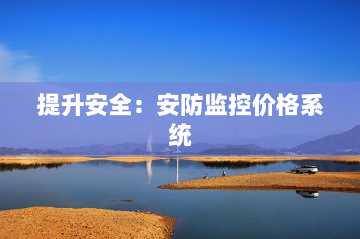 提升安全：安防監控價格系統