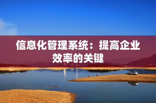 信息化管理系統(tǒng)：提高企業(yè)效率的關(guān)鍵