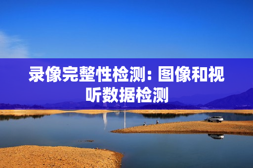 錄像完整性檢測: 圖像和視聽數據檢測