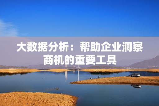 大數據分析：幫助企業洞察商機的重要工具