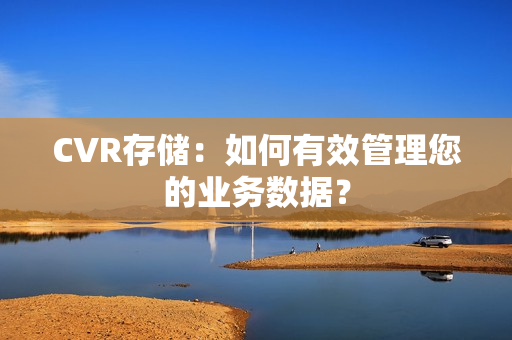 CVR存儲：如何有效管理您的業務數據？